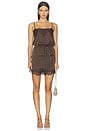 view 4 of 5 Diora Top in Chocolate Brown