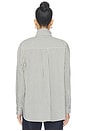 view 4 of 5 Clair Tie Neck Shirt in Ecru Black