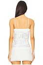 view 3 of 4 Janae Cami Top in White Navy Print