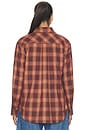 view 5 of 6 CHEMISE HENRIETTA  in Mauve & Brown