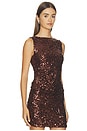 view 2 of 5 Reed Sequin Top in Espresso