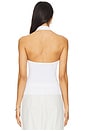 view 3 of 4 Effie Halter Knit Tank Top in White