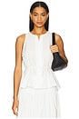 view 1 of 4 BLUSA DE POPELINE WREN in White