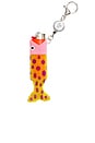 view 1 of 3 Beaded Fish Retractable Lighter Keychain in Pink