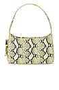 view 1 of 5 Burn Collection Shoulder Bag in Green Python