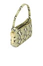 view 5 of 5 Burn Collection Shoulder Bag in Green Python