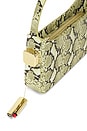 view 6 of 5 Burn Collection Shoulder Bag in Green Python