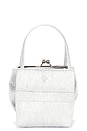 view 2 of 4 Bow Tie Cig Case Shoulder Bag in Silver Metallic