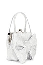 view 3 of 4 Bow Tie Cig Case Shoulder Bag in Silver Metallic