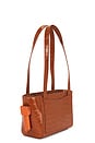 view 3 of 4 Mini Burn Tote in Chestnut