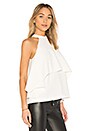 view 2 of 4 TOP MANCHES FENDUES KIMONO in White
