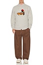view 4 of 5 SWEAT DUCK HUNT in Plain Grey Melange