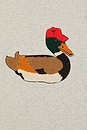 view 6 of 5 SWEAT DUCK HUNT in Plain Grey Melange
