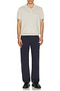 view 5 of 6 Alan Pant in Plain Navy