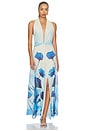 view 1 of 4 Micelia Long Dress in Blue