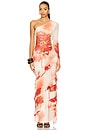view 2 of 4 Glowvine Long Dress in Red