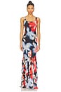 view 1 of 3 Radiant Long Dress in Red