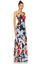 view 2 of 3 Radiant Long Dress in Red