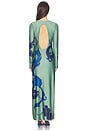 view 4 of 4 Lim in Bloom Maxi Dress in Green