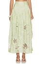 view 1 of 6 Ambrosia Long Skirt in Green