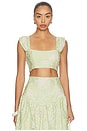 view 1 of 4 TOP CROPPED MARGARITA in Green