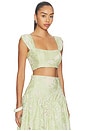 view 2 of 4 TOP CROPPED MARGARITA in Green