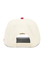 view 3 of 3 CAVIAR COWBOY 모자 in Beige & Red