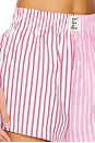 view 6 of 6 Duo Stripe Boxer Shorts in Pink & Red