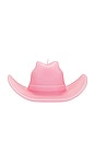 view 3 of 4 Cattleman Candle in Baby Pink