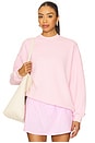 view 1 of 6 Oversized Crew Sweatshirt in Peony