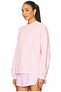 view 3 of 6 Oversized Crew Sweatshirt in Peony