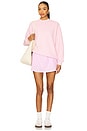 view 5 of 6 Oversized Crew Sweatshirt in Peony