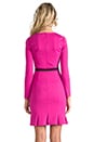 view 4 of 5 Edda Dress in Fuchsia/Black in Fuchsia & Black