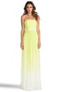 view 1 of 5 ROBE LONGUE FLUIDE ISABELLE in Chartreuse