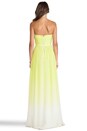 view 3 of 5 ROBE LONGUE FLUIDE ISABELLE in Chartreuse