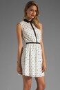 view 3 of 6 RUNWAY Claudine Dress in White/Black in White & Black