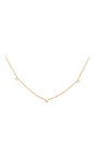 view 3 of 3 14k Gold Diamond Necklace in Yellow Gold