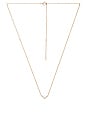 view 1 of 2 Mini Chevron Necklace in Yellow Gold