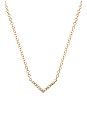 view 2 of 2 Mini Chevron Necklace in Yellow Gold