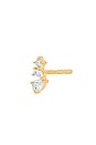 view 2 of 2 BOUCLES D'OREILLES MULTI FACETED in Gold