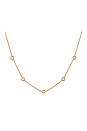 view 2 of 3 5 Diamond Pillow Necklace in Gold
