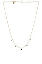 view 1 of 3 Emerald Teardrop Choker Necklace in 14k Yellow Gold