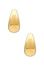 view 3 of 4 Jumbo Dome Hoop Earrings in 14k Yellow Gold