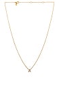 view 1 of 3 Diamond Initial Necklace in 14k Yellow Gold