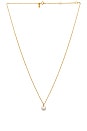 view 1 of 2 Pearl Ball Drop Necklace in Yellow