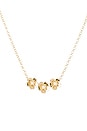 view 2 of 3 Mini Cherry Blossom Necklace in Gold