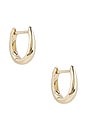 view 1 of 4 Gold Mini Maeve Huggie Earrings in Gold