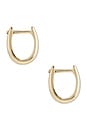 view 2 of 4 Gold Mini Maeve Huggie Earrings in Gold