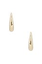 view 3 of 4 Gold Mini Maeve Huggie Earrings in Gold