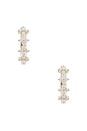 view 3 of 3 PENDIENTES HUGGIE DIAMOND in Yellow Gold